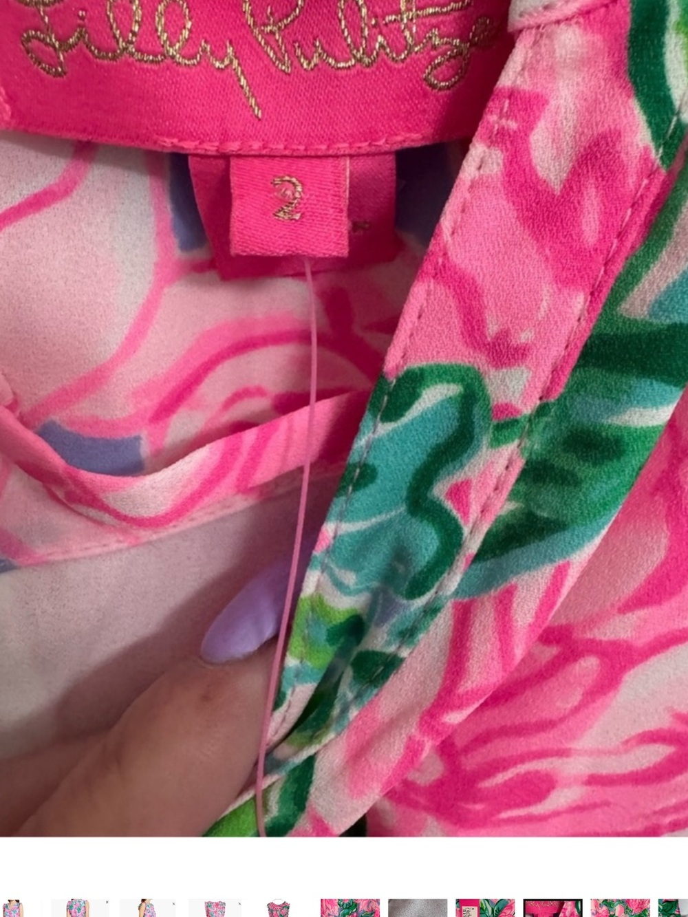 Lilly Pulitzer Destini Tie Waist Maxi Dress
 Size 2 - Picture 9 of 11
